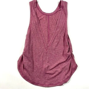 Lululemon Victory Lap Tank Top Heathered Moss Rose